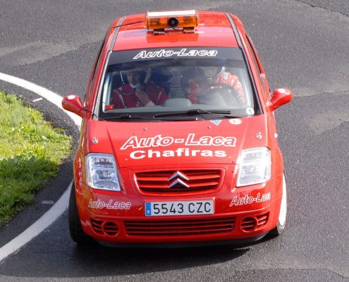 Coche 0: Elba Correa y David de Francisco Citroën C2 Chalenger - Auto-Laca. Coche 0: Elba Correa y David de Francisco Citroën C2 Chalenger - Auto-Laca.