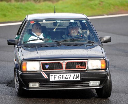 Coche Legend: Lancia Delta HF 1600 Turbo pilotado por Hilario Gómez del Rosario. Coche Legend: Lancia Delta HF 1600 Turbo pilotado por Hilario Gómez del Rosario.